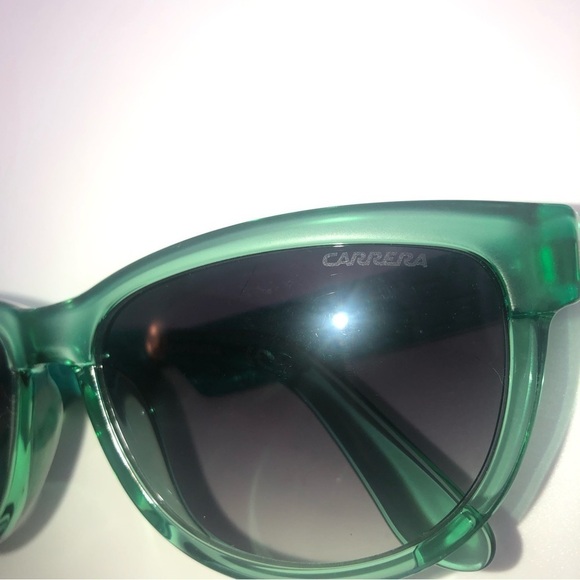 Carrera 5000 BA9DG Teal Aqua Blue Square Sunglasses Minor Scuffs on Lenses GUC - Picture 10 of 10